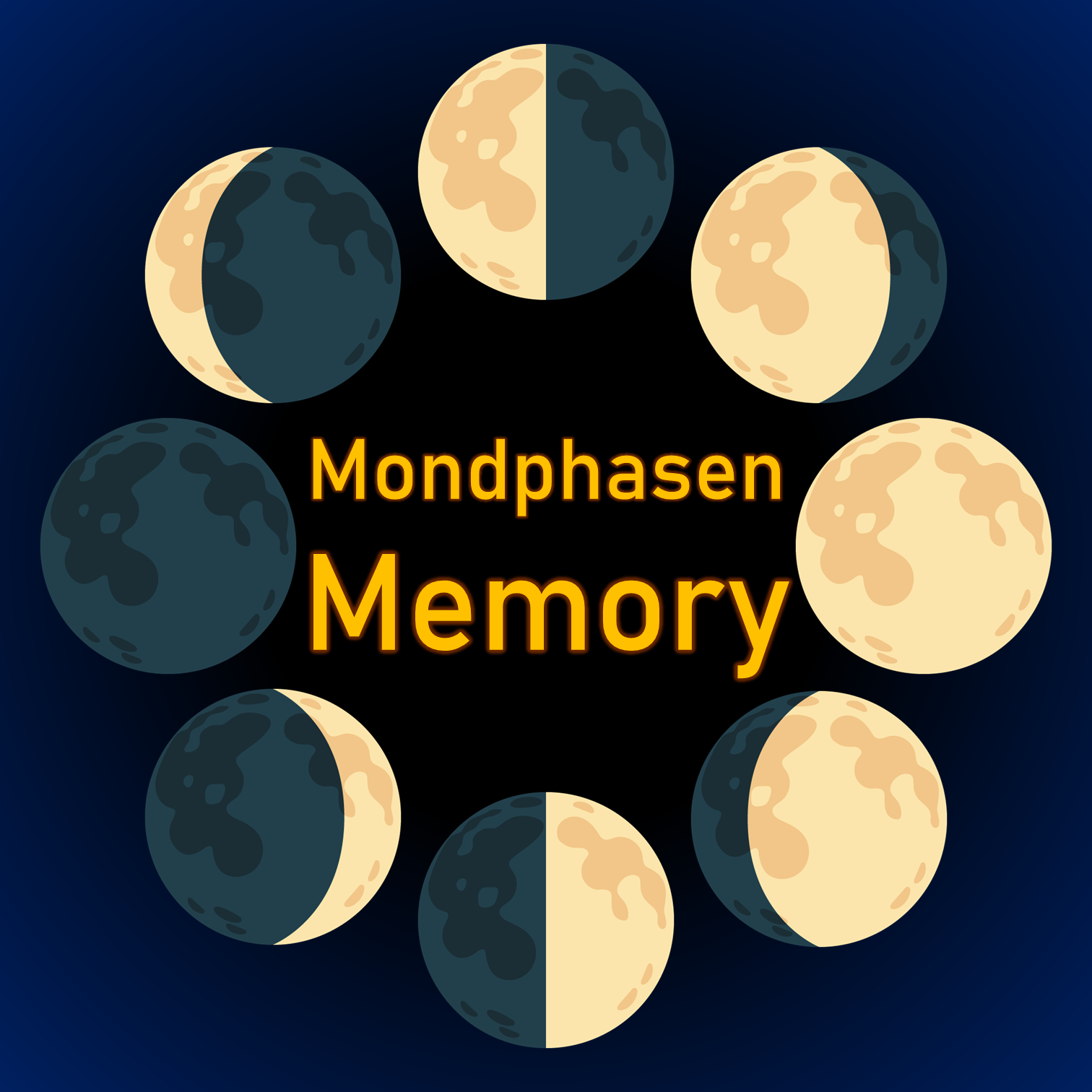 Mondphasen Memory