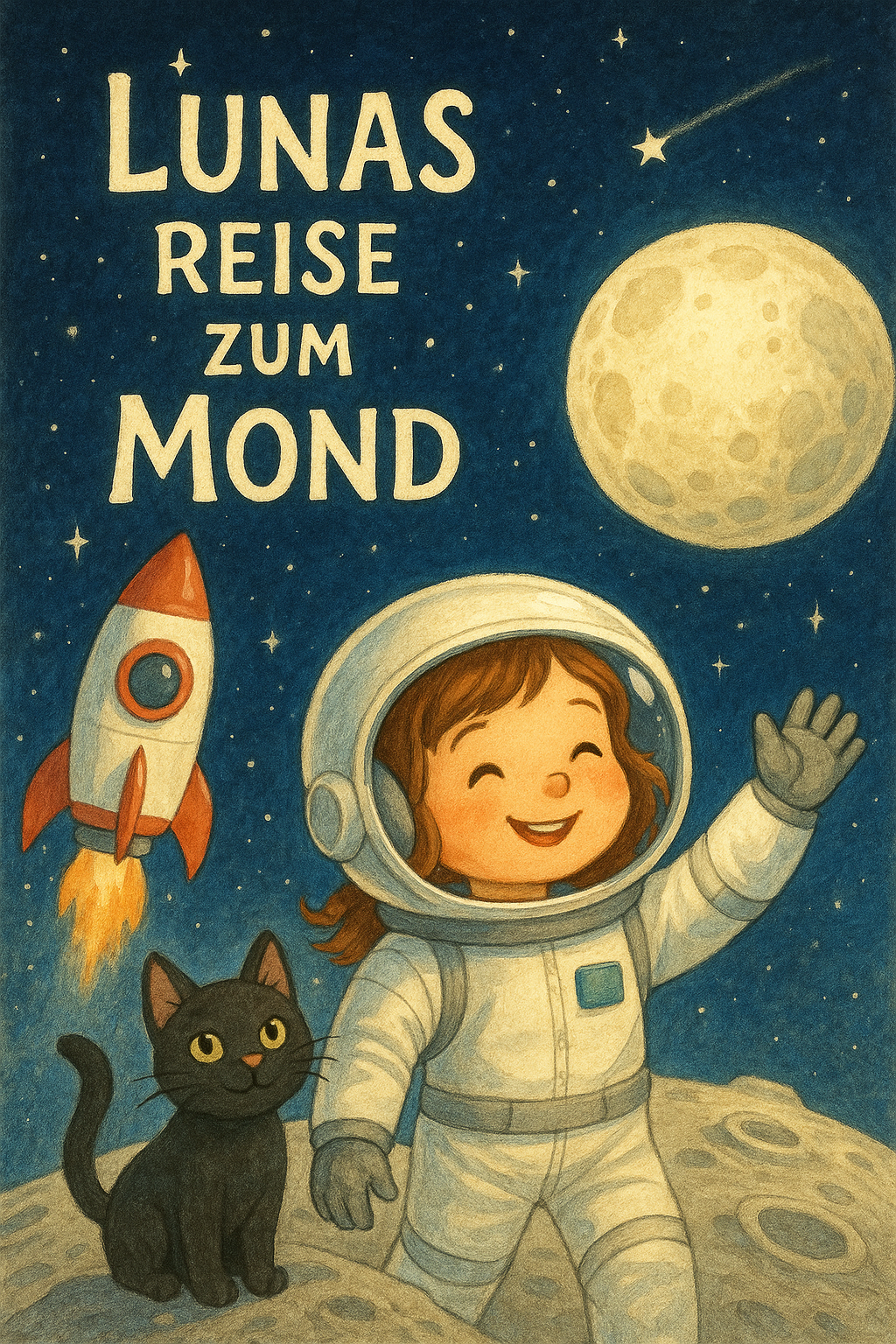 Lunas Reise zum Mond