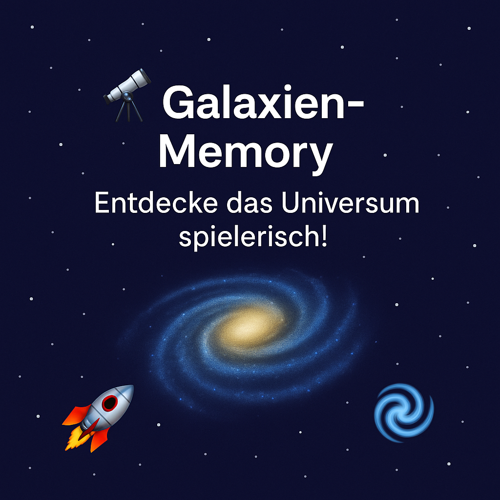 Galaxien-Memory – Entdecke das Universum spielerisch! 🌌