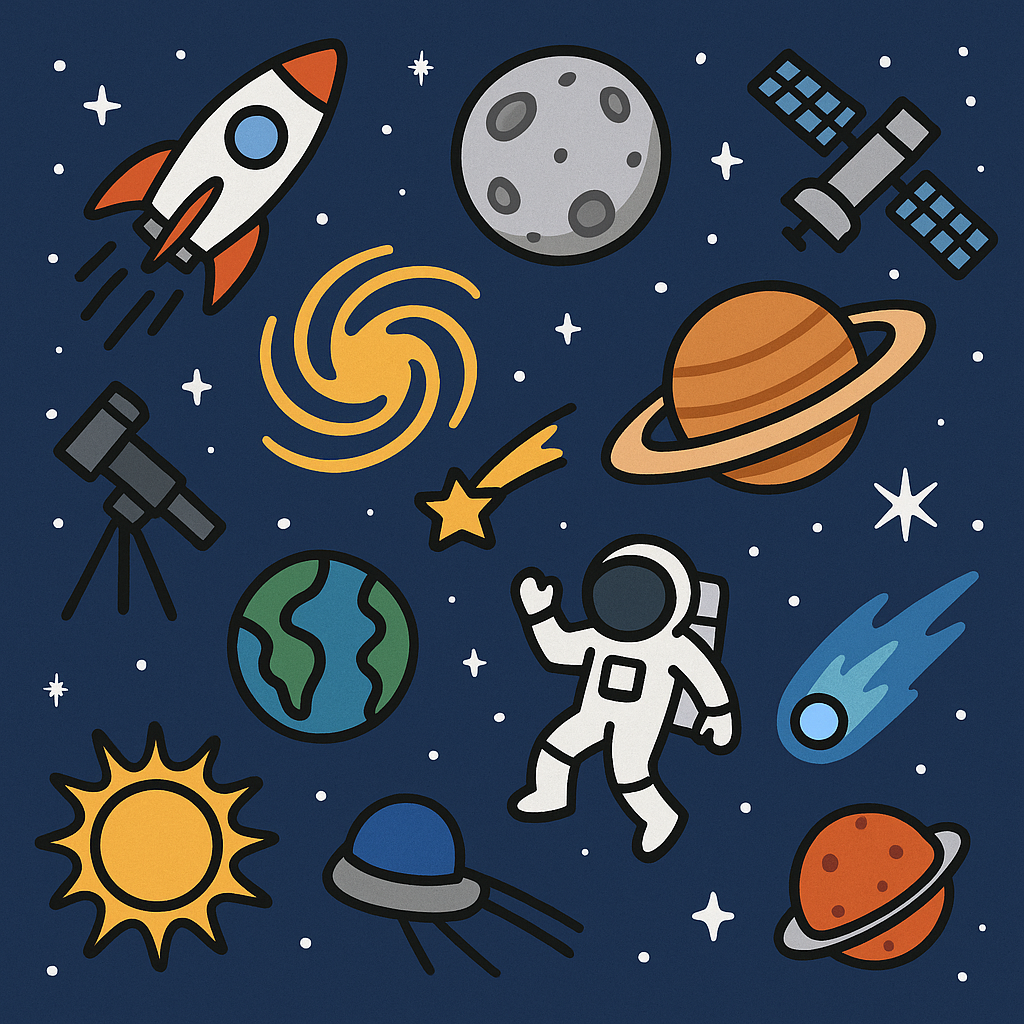 Scribble mit eigener Astronomie-Wortliste – So geht’s!